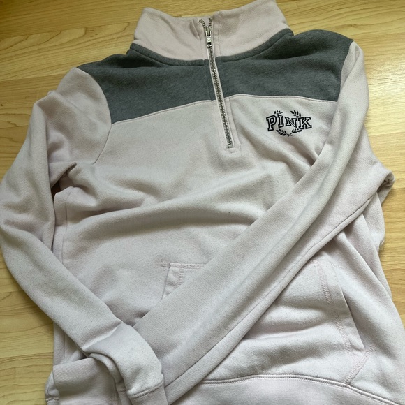 PINK Victoria Secret Quarter Zip - Picture 1 of 2